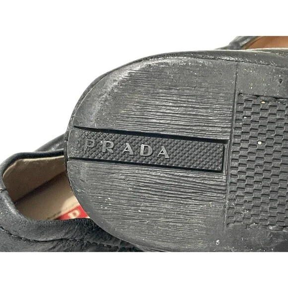 Prada Black Ballet Flats Size Women’s 38.5 / US 8 High End Comfort - Picture 8 of 8
